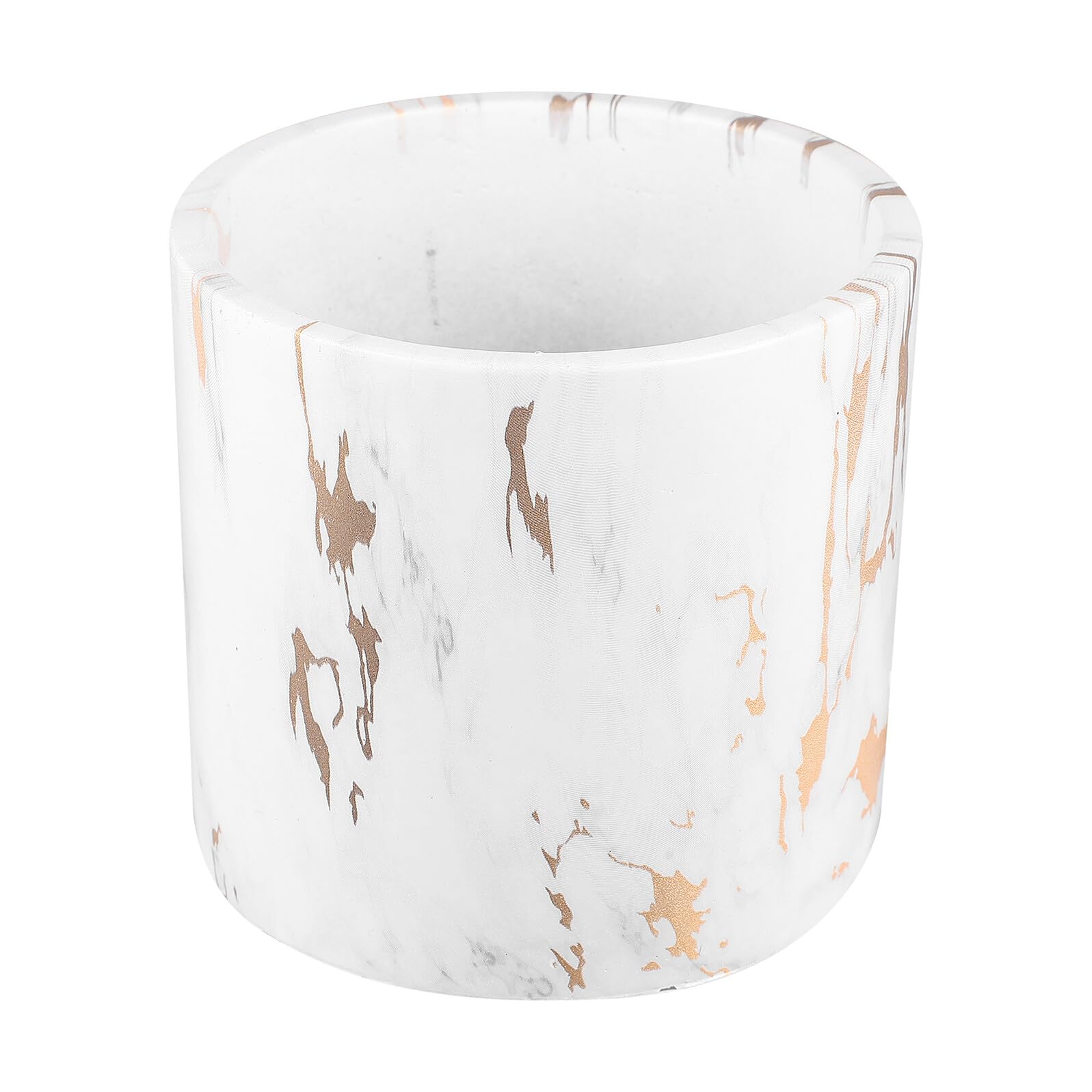 Pot de fleurs céramique marbre grand format BESPORTBLE pour succulentes