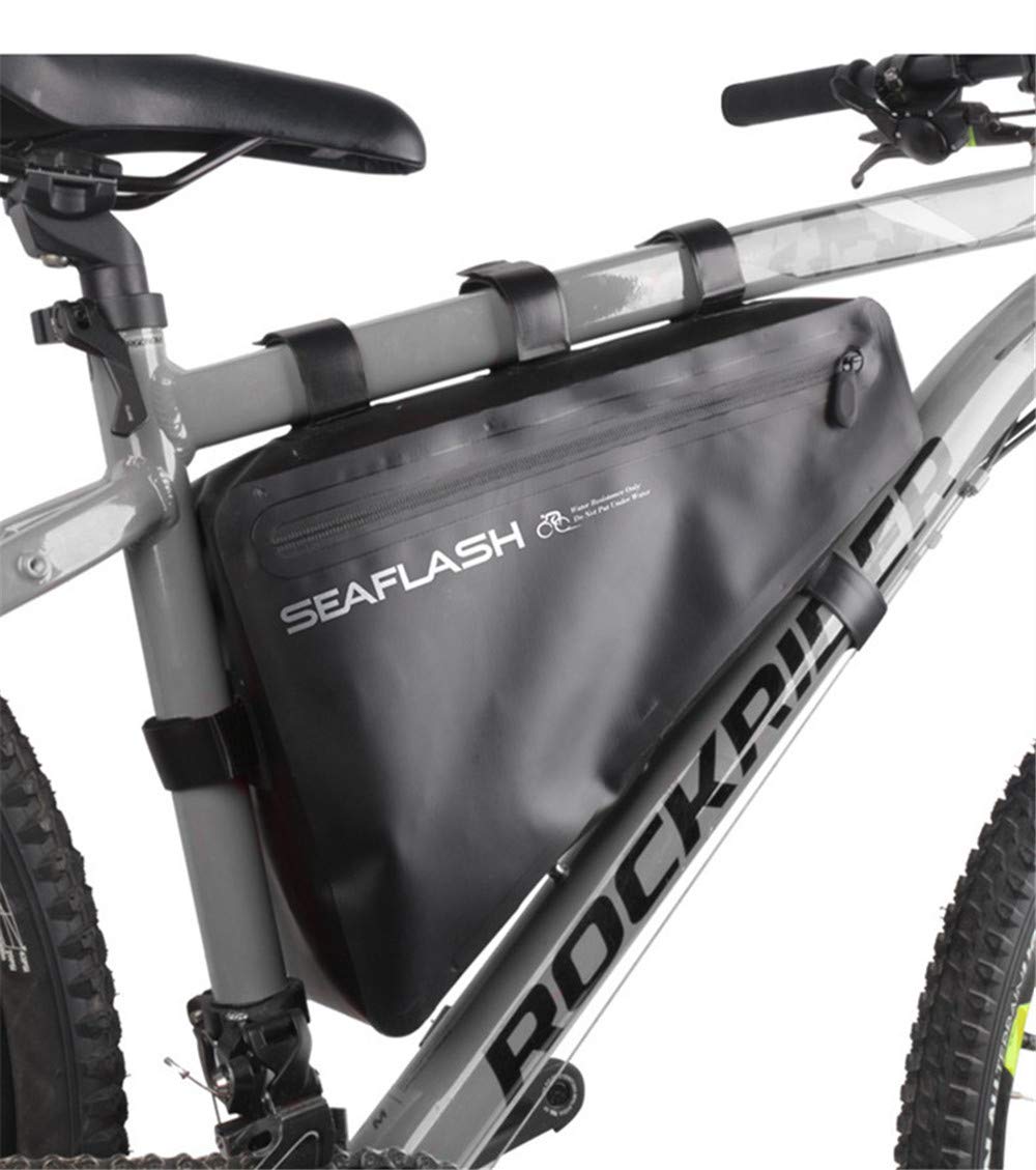 Nicole Knupfer Fahrrad Dreiecktasche Wasserdicht,Fahrradtasche Rahmen, Triangeltasche Fahrradrahmentasche,Fahrrad Werkzeugtasche, Triangle Fahrradaufbewahrung Rahmentasche