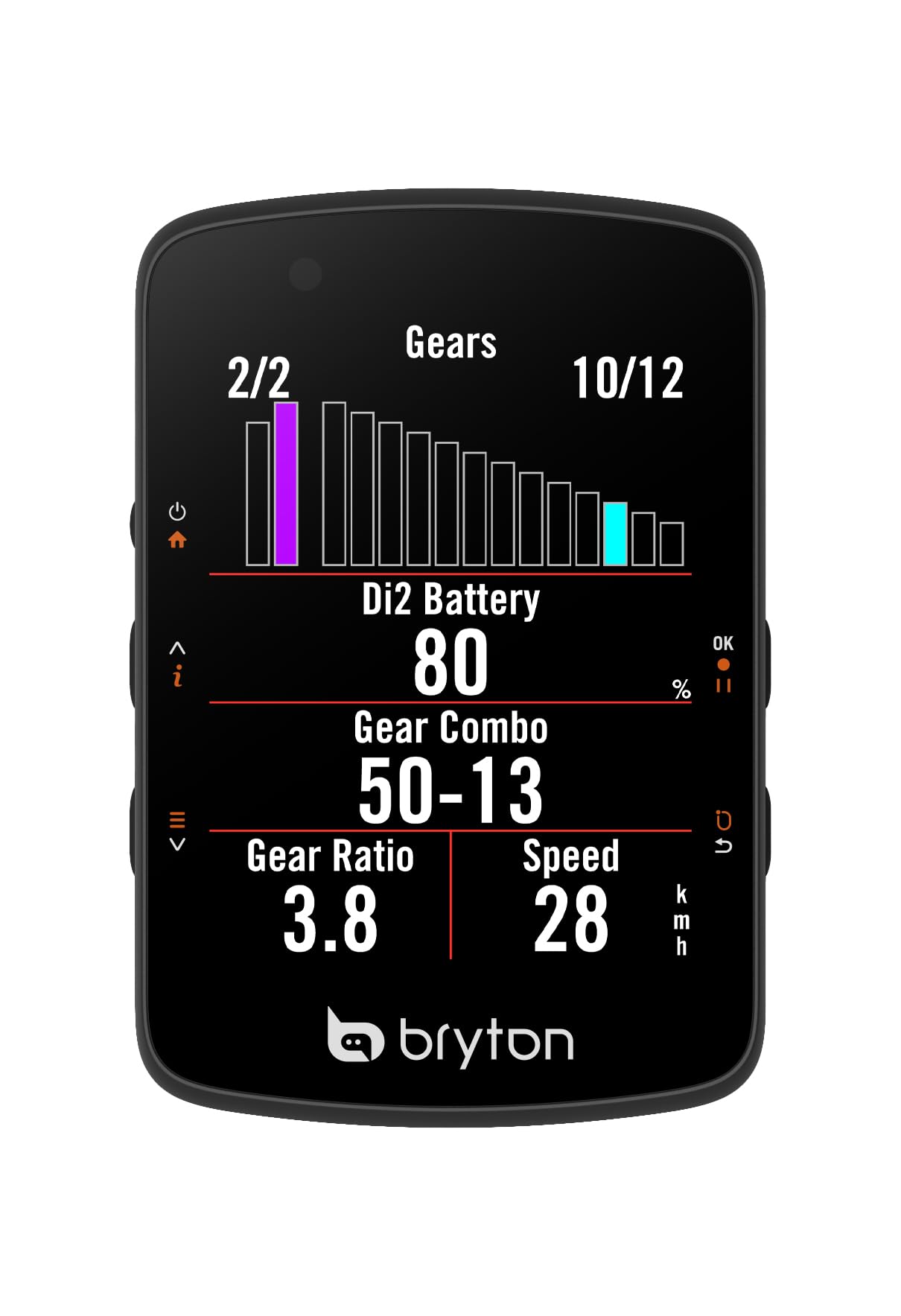 Bryton Ciclocomputer GPS Rider 550D con CAD e HRM