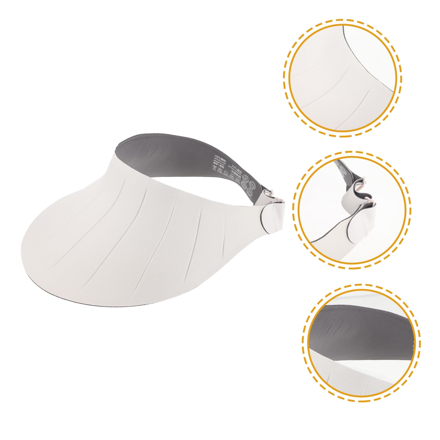 ibasenice Chapeau de Plage Femme à Large Bord Protection Solaire UV Chapeau pour Activités Extérieures Pliant et pour Plage Randonnée Camping et
