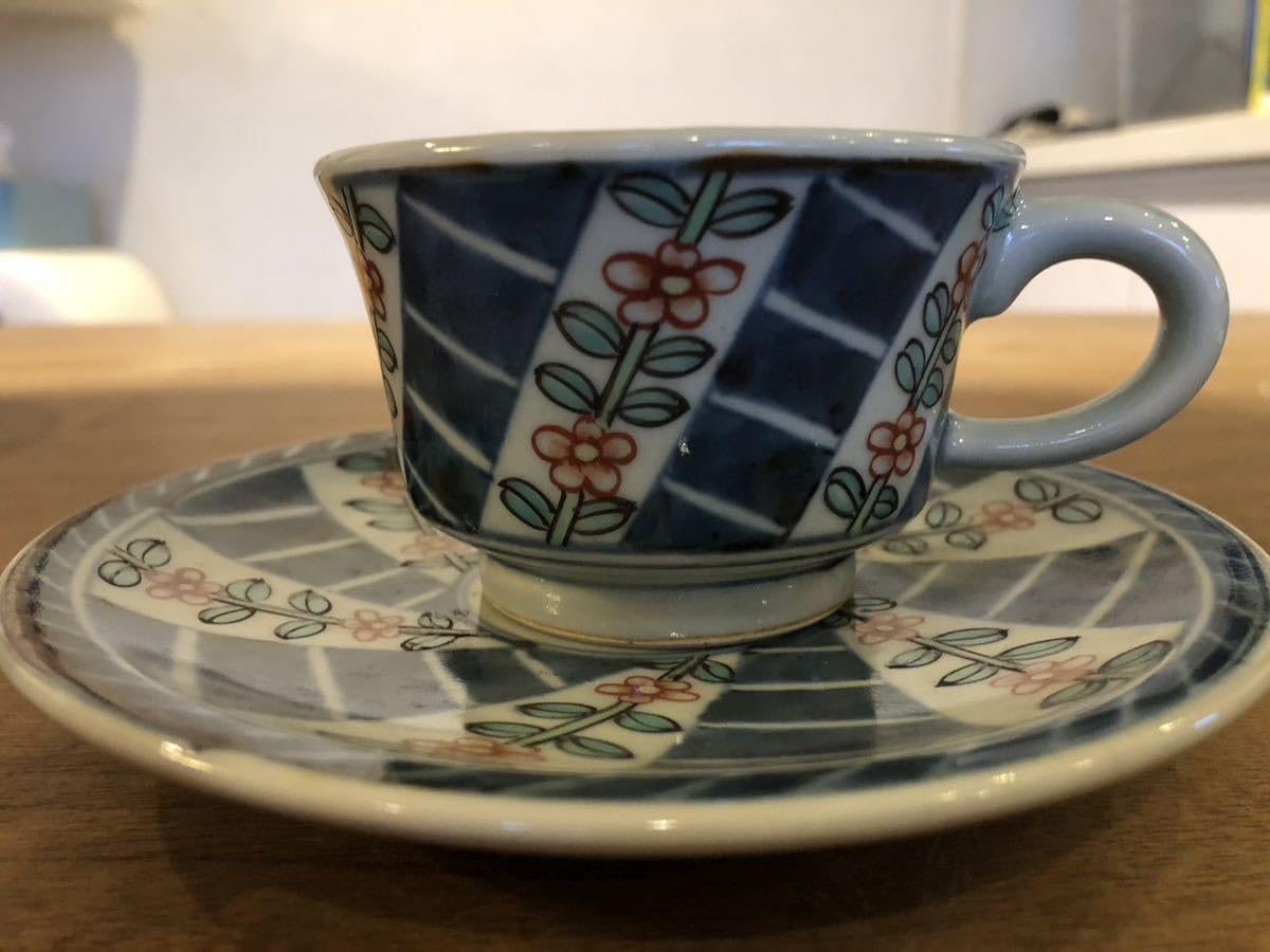 Amazon | 佐藤走波 珈琲碗 カップアンドソーサー 花柄 | ノーブランド  