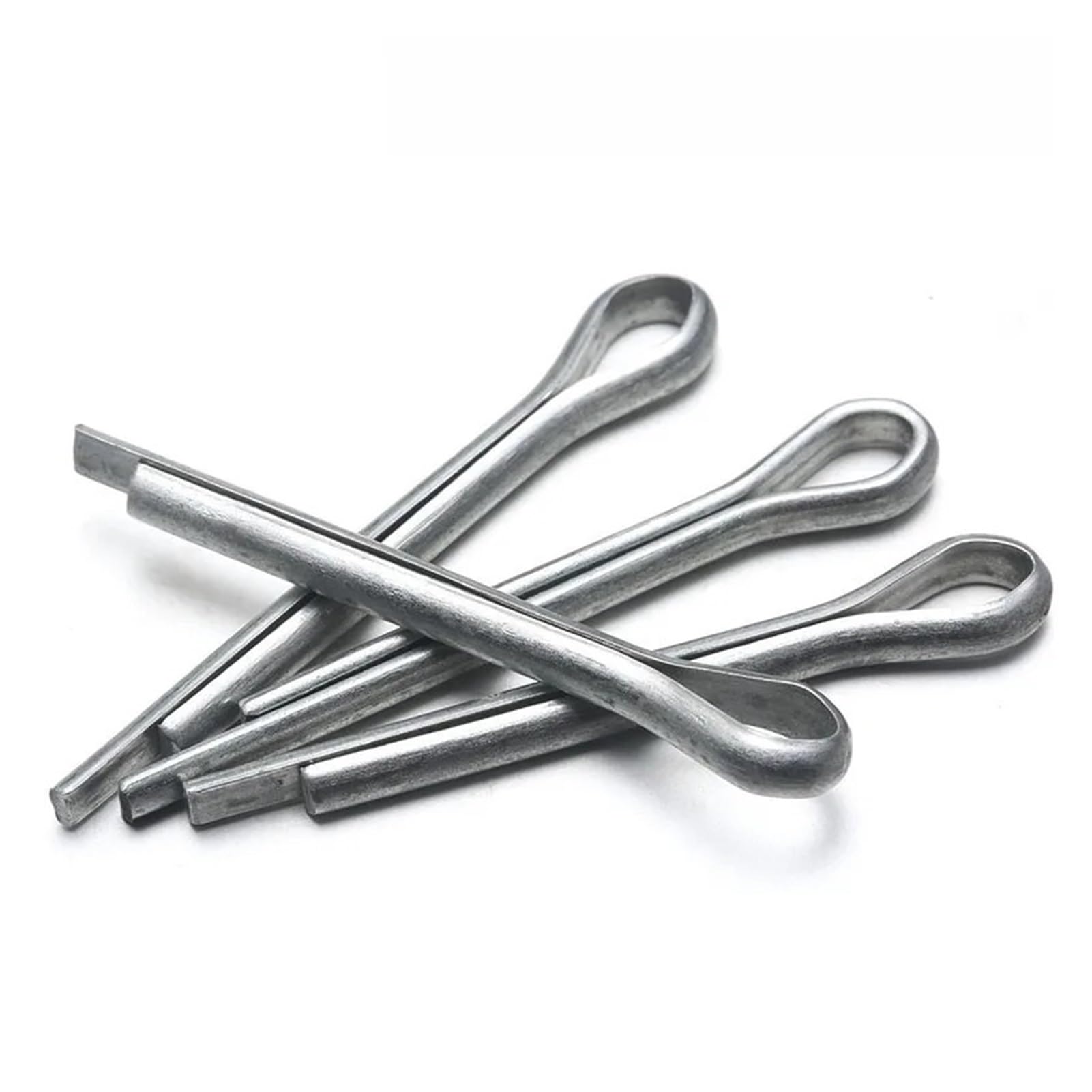 M8 M10 M12 Acciaio al Carbonio zincato a Forma di U Coppiglia a Molla Perno for Capelli Morsetto Diviso Clip Elastica Aperta for Trattore (Size : M8X120mm 10pcs)