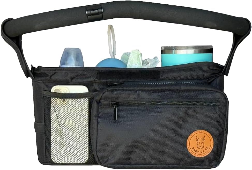 BABY OX CO. Universal Stroller Organizer with Insulated Cup...