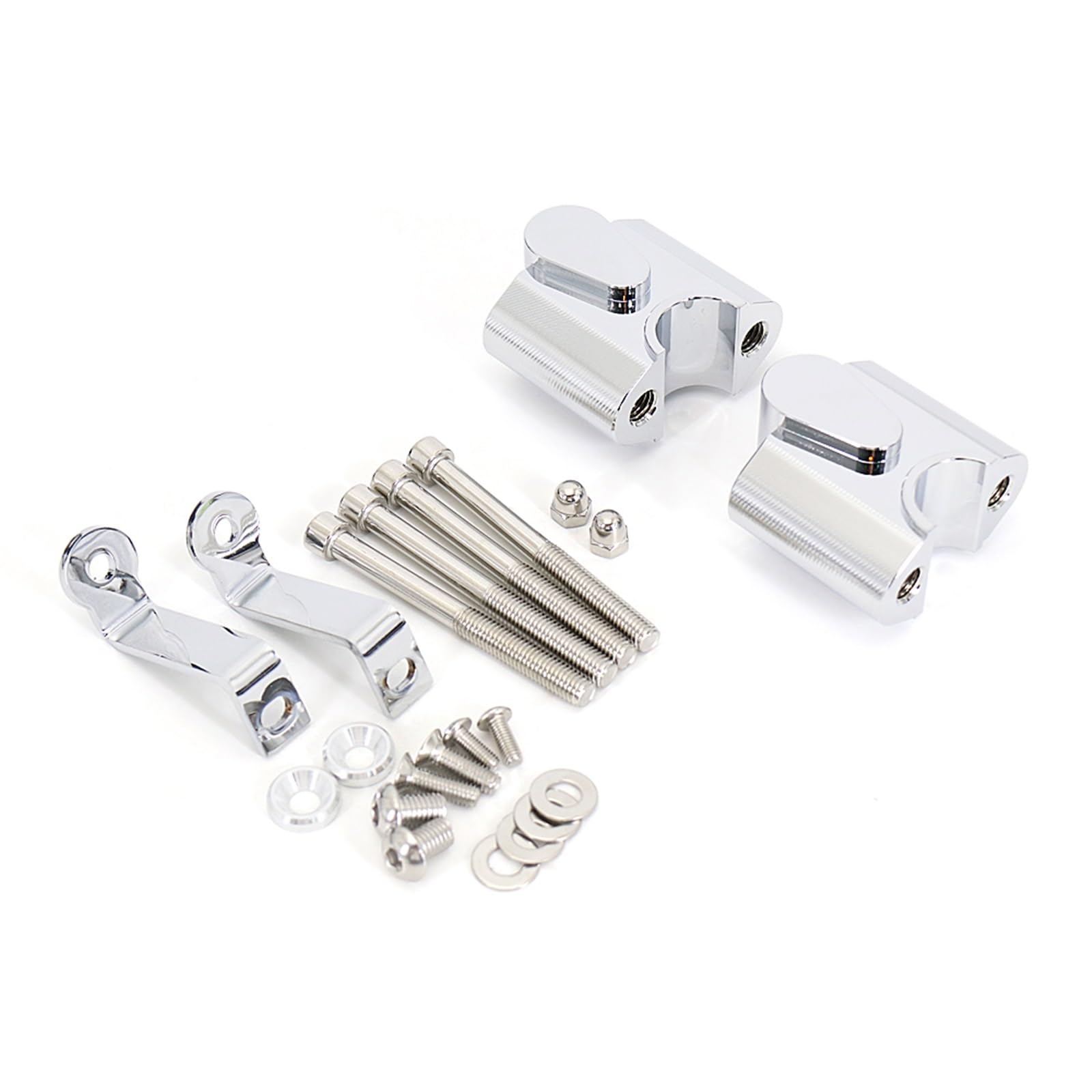 Klassisches Aluminium-Motorradzubehör, Lenkererhöhung, Lenkerklemmadapter für R18-Lenkererhöhungen Ersatzteile
