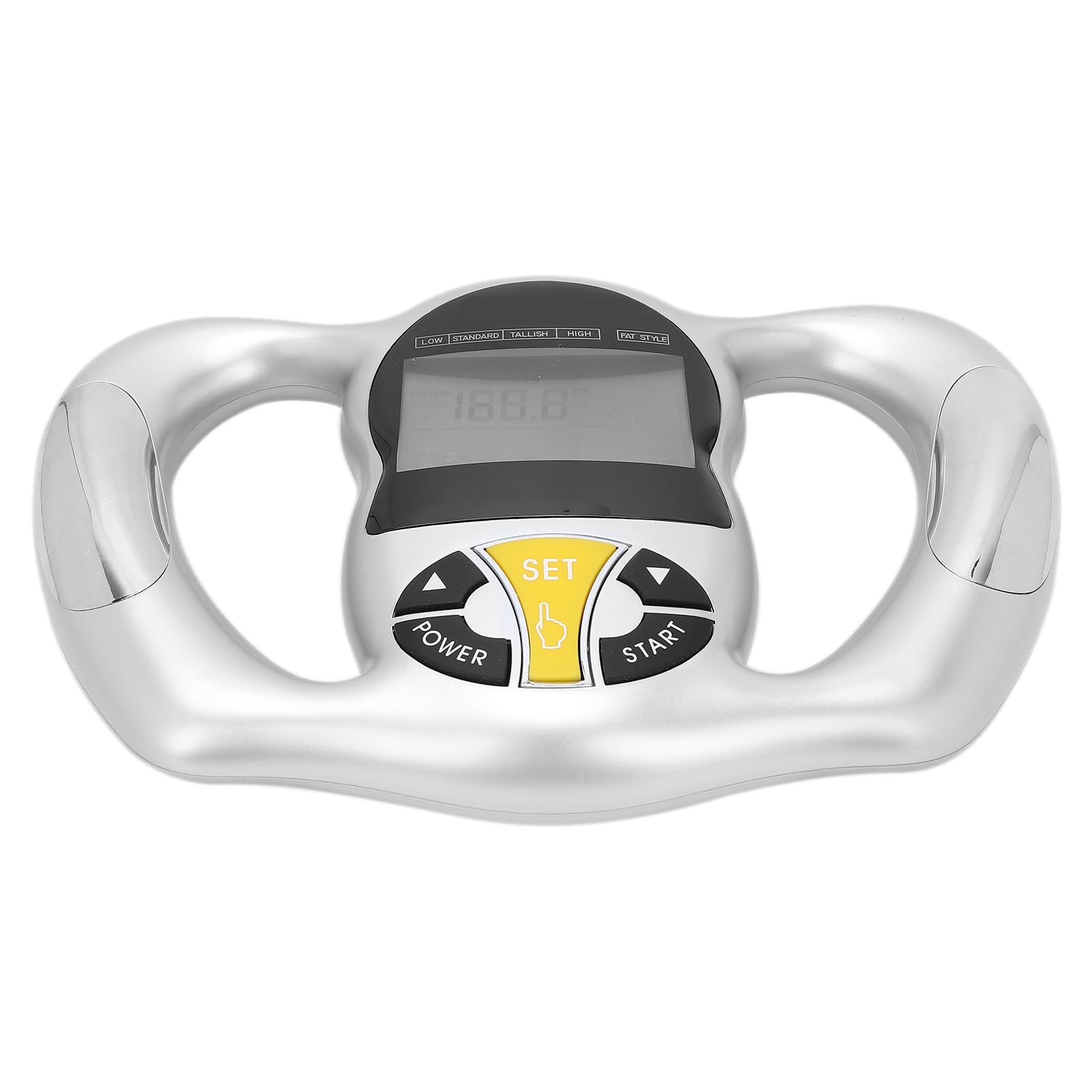 Wakects Instrument de Mesure de Graisse Corporelle Portatif, Analyseur de Graisse, Appareil de Mesure pour Une Mesure Rapide, Comprend Le Calcul du Métabolisme Basal