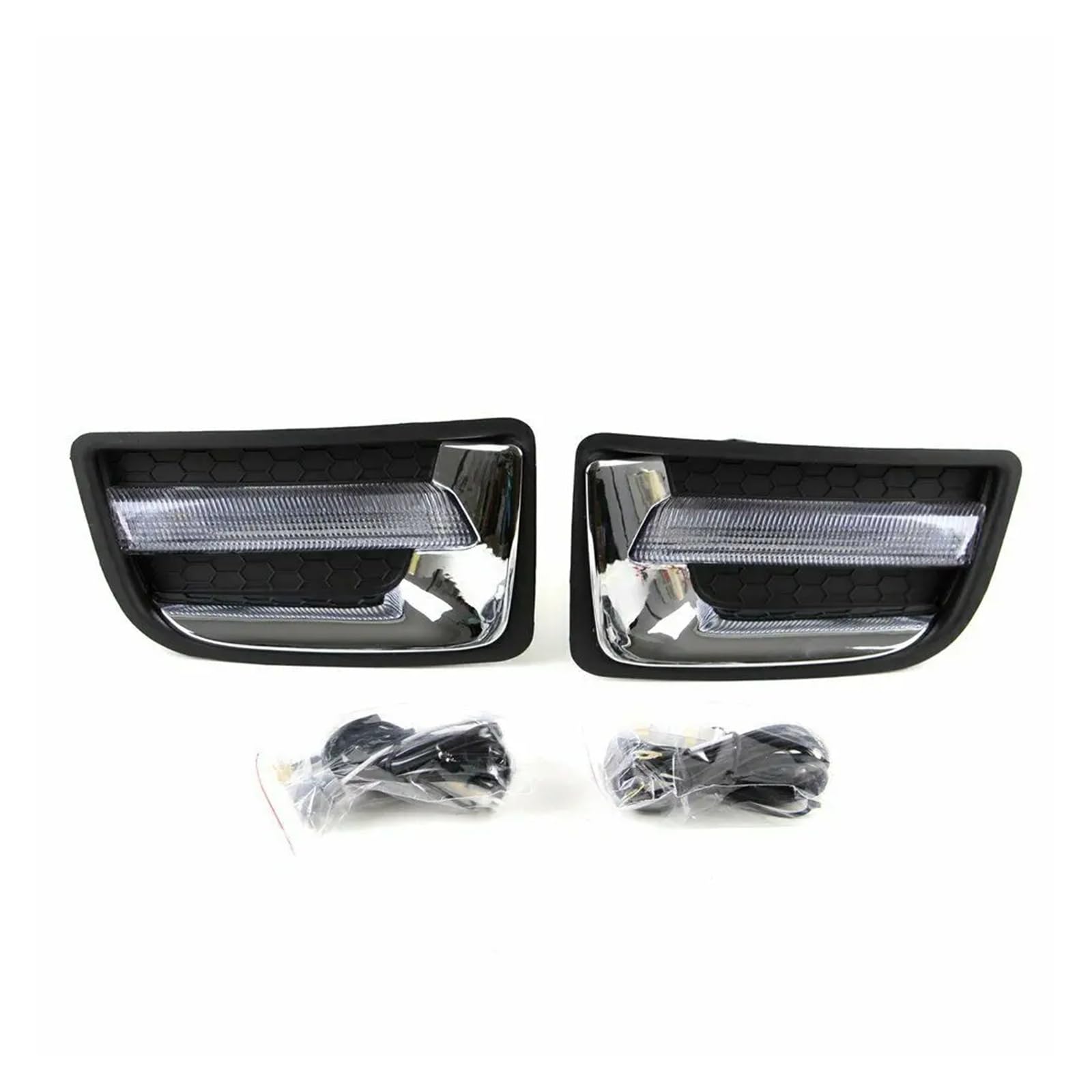 XCZPRKMXY LED DRL Daytime Running Light Front Bumper Driving Fog Lamp Assembly Accessories Compatible with Isuzu D-Max SX 2014 2015 2016