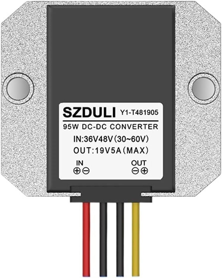 36V48V to 19V DC Power Supply Step-Down 30-60V to 19V car Power Supply DC-DC Regulator Converter(36V 48V to 19V 5A)