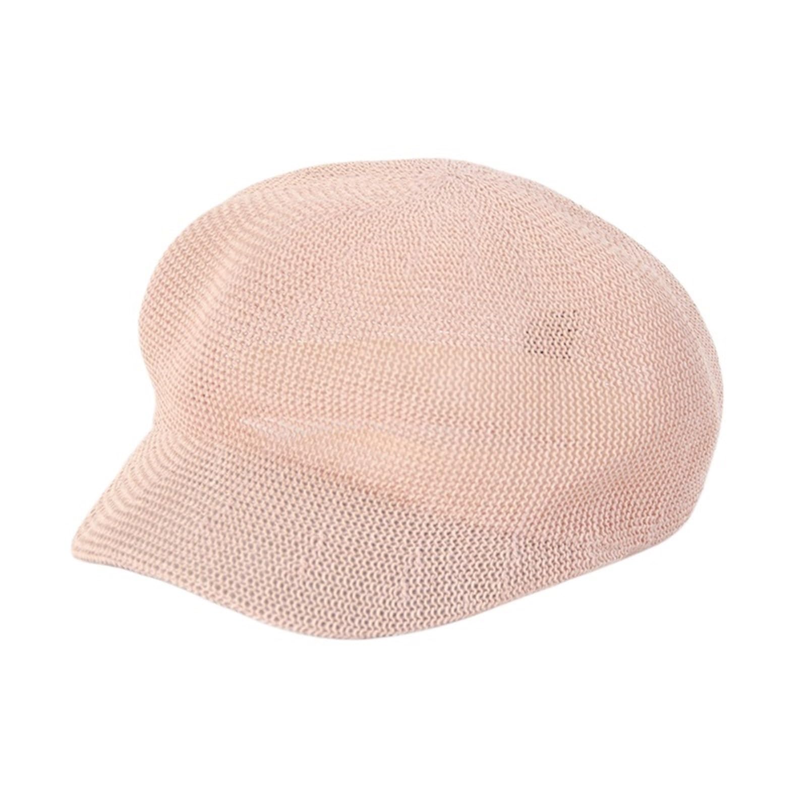 Cappello di Paglia Berretto da Donna, Cappello da Sole, da Viaggio, da Spiaggia, Leggero e Traspirante.