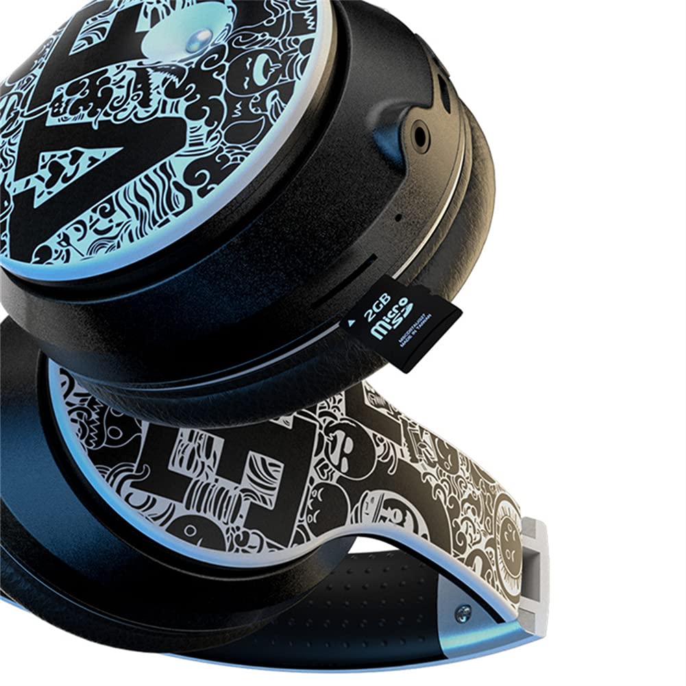 Bezprzewodowe słuchawki na słuchawach Bluetooth, słuchawki redukcji szumów z dźwiękiem stereo HIFI, miękkie nauszniki i lekka waga do długotrwałego noszenia,White