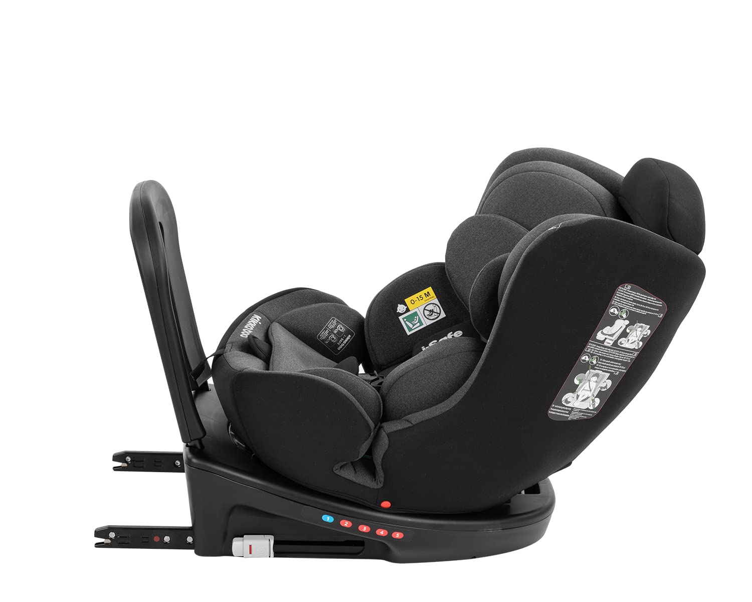 i-Safe i-SIZЕ Autositz, 40-150 cm, Dunkelgrau