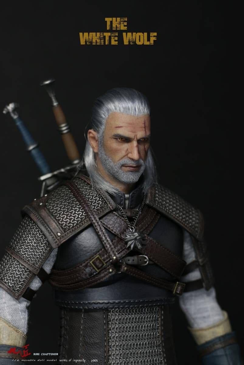 Nine Craftsmen 1/6 白狼 Nine Craftsmen J-003 1/6 White Wolf Worrior 白狼武士