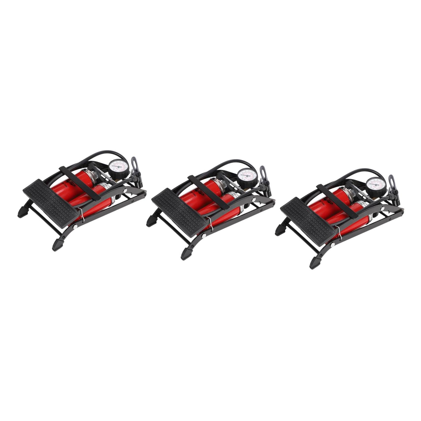 POPETPOP pompa a pedale pompa aria portatile pompa d aria portatile Pompa aria per auto pompa ad aria elettrica bici Gonfiore pressione dell'aria sui pedali pompa ad aria a pedale