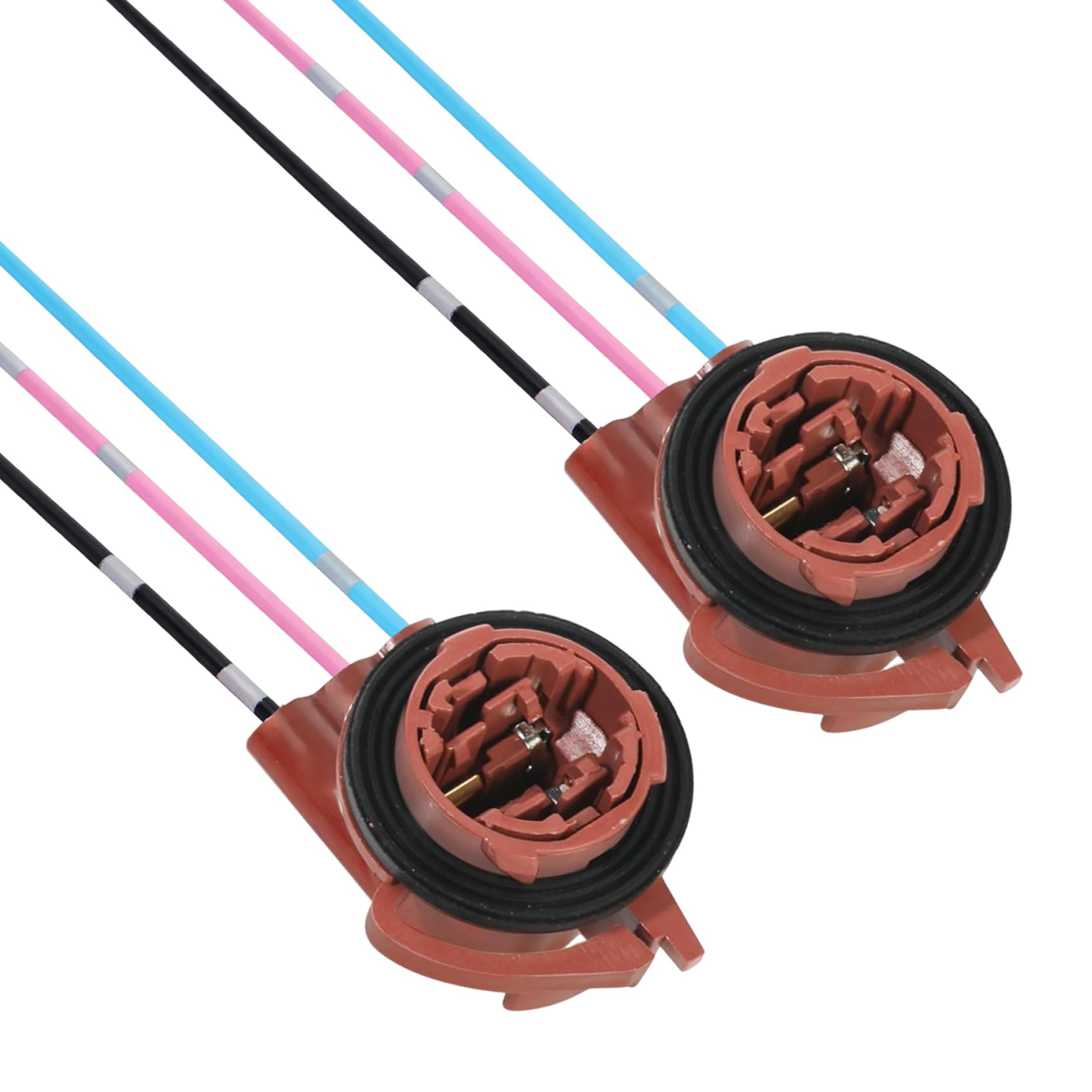Photo 1 of Lxsloet 2PCS 3157 Bulb Socket, Turn Signal Socket, Waterproof Turn Signal Brake Light Tail Light Socket Harness, Base Plug Connector Professional Car Accessories Fits Most Cars, Trucks, SUVs