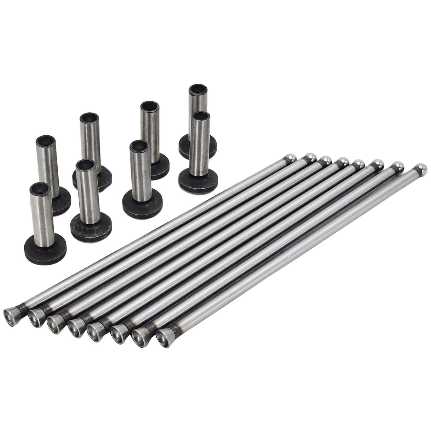 Kit de varilla de empuje y válvula compatible con motor Isuzu 4JB1 compatible con cargador Bobcat 843 853 1213 960 2060