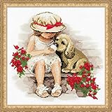 RIOLIS Counted Cross Stitch Kit-Sweet Tooth-11¾ x 11¾' Zweigart 14 ct. White AIDA 19 Colors #1333