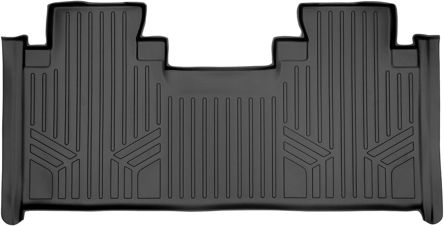 MAXLINER Floor Mats 2nd Row Liner Black for 2015-2018 Ford F-150 SuperCab with 1st Row Bench Seat