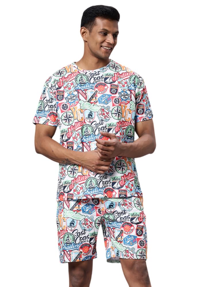 wear your opinion Coord Set for Men T-Shirt & Short Nightwear Set | Night Suit, Beachwear, Laungewear-picture-40