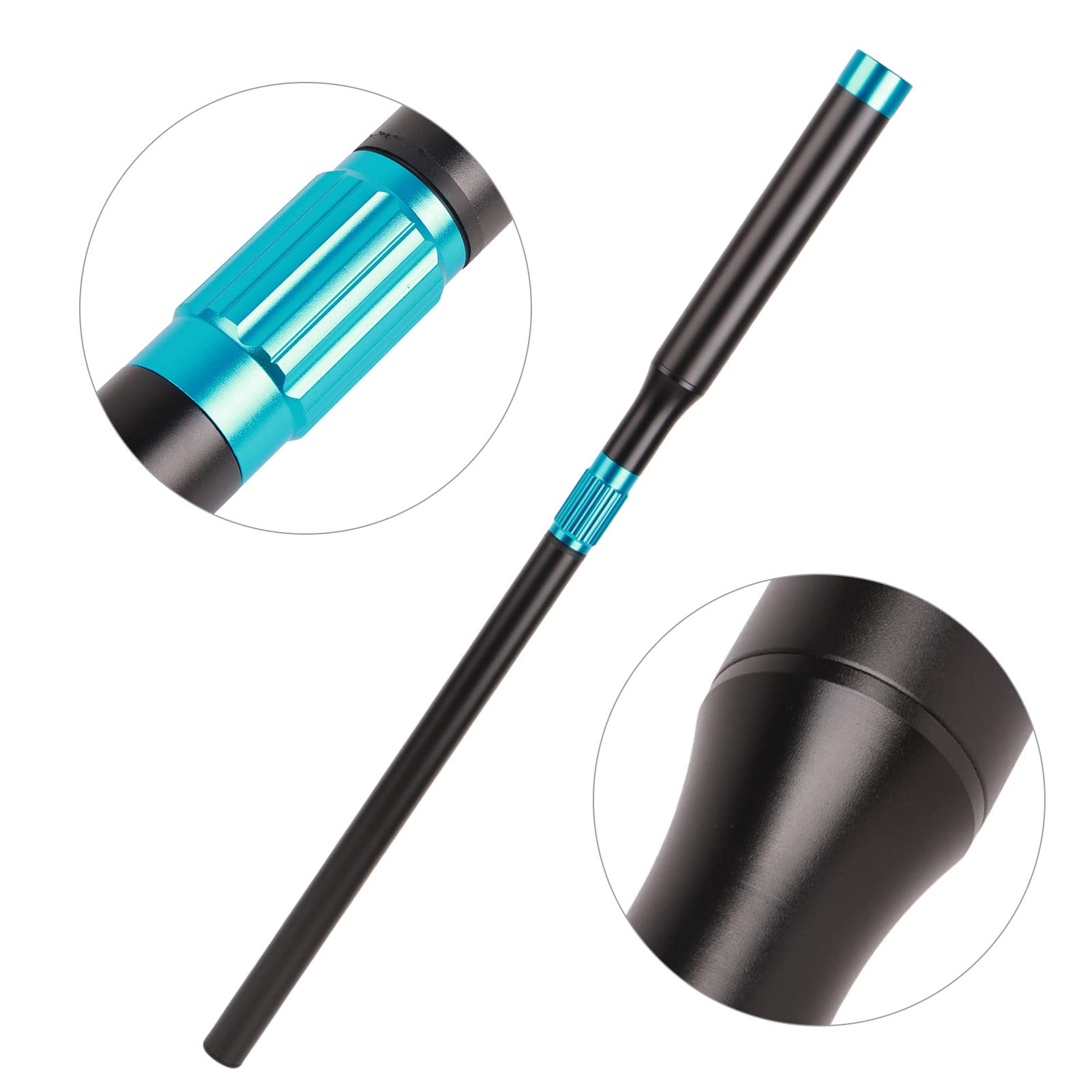 Billard Pool Cues Extension Aluminium Télescopique Réglable Barre Extensible pour Snooker Queue Professionnelle, Conception Légère et Compacte