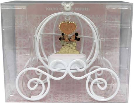 Amazon ディズニー ウェディング リング ジュエリー ケース リングピロー 馬車 ミッキー ミニー マウス 結婚 式 祝い プレゼント リゾート限定 おもちゃ おもちゃ