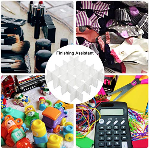 Cabilock 34 stuks kunststof DIY rooster lade verdeler huishouden opslag Spacer Sub Grid finish rekken voor thuis netjes… - Image 4