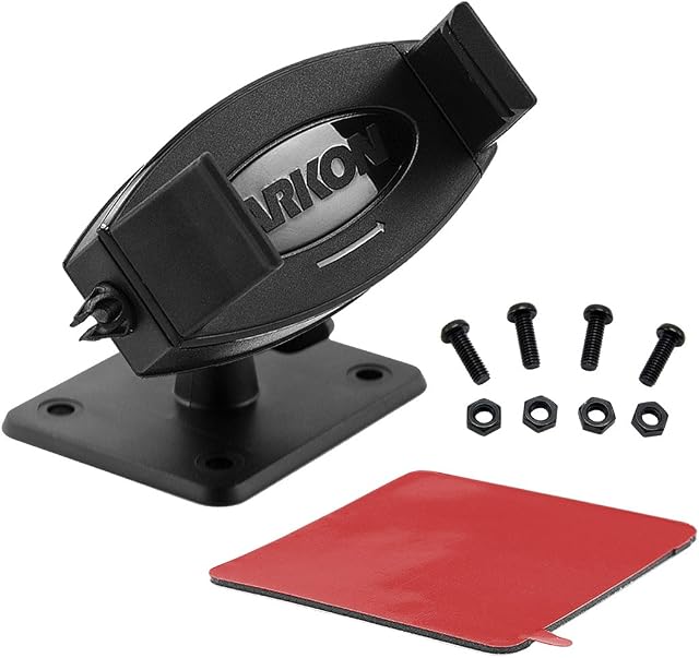 Arkon Universal Mount VSM Adapter Kit with Drill Base for Smartphones, Retail Packaging, Black