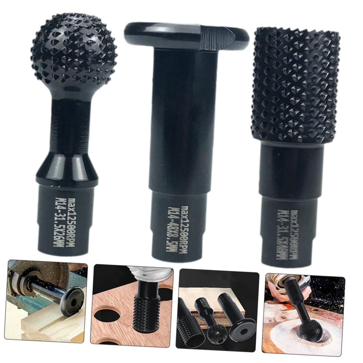 Outil de Coupe D'angle Bois M14 en Acier 45, 1 Set