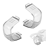 2pcs Drone Lens Cover for DJI NEO, Transparent Black Gimbal Protector Case Anti-Scratch Lens Cap Dustproof Protective Lens Cover Compatible with DJI NEO