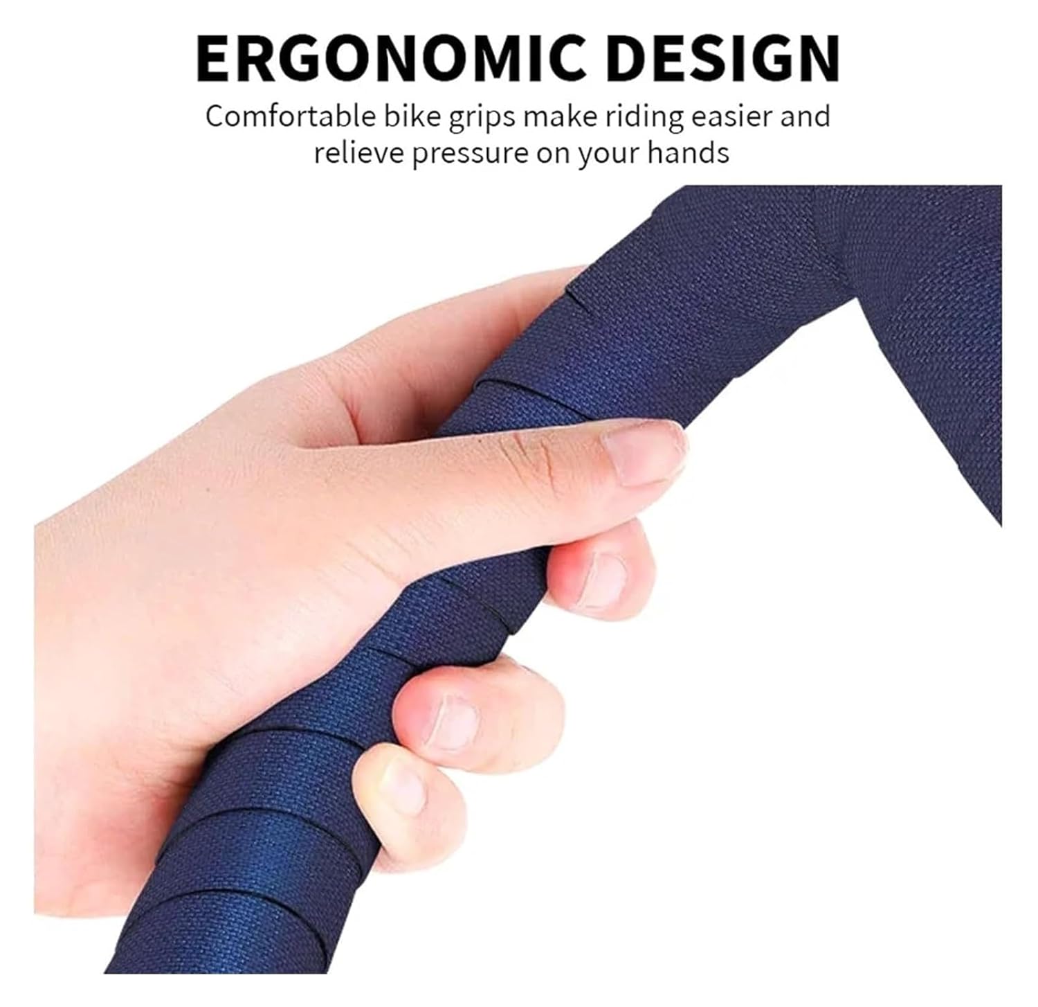 Handlebar Tape,Bike Handlebar Tape Silicone Bicyle Handlebar Tapes Silicone EVA Road Bike Bar Tapes Ergonomic Non-Slip Cycling Handlebar Tape Bike Parts(Pink)