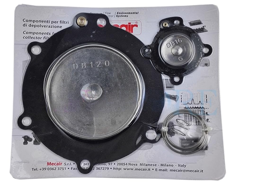 Diaphragm spring MECAIR DB120 solenoid valve high temperature rubber DB16 1PC