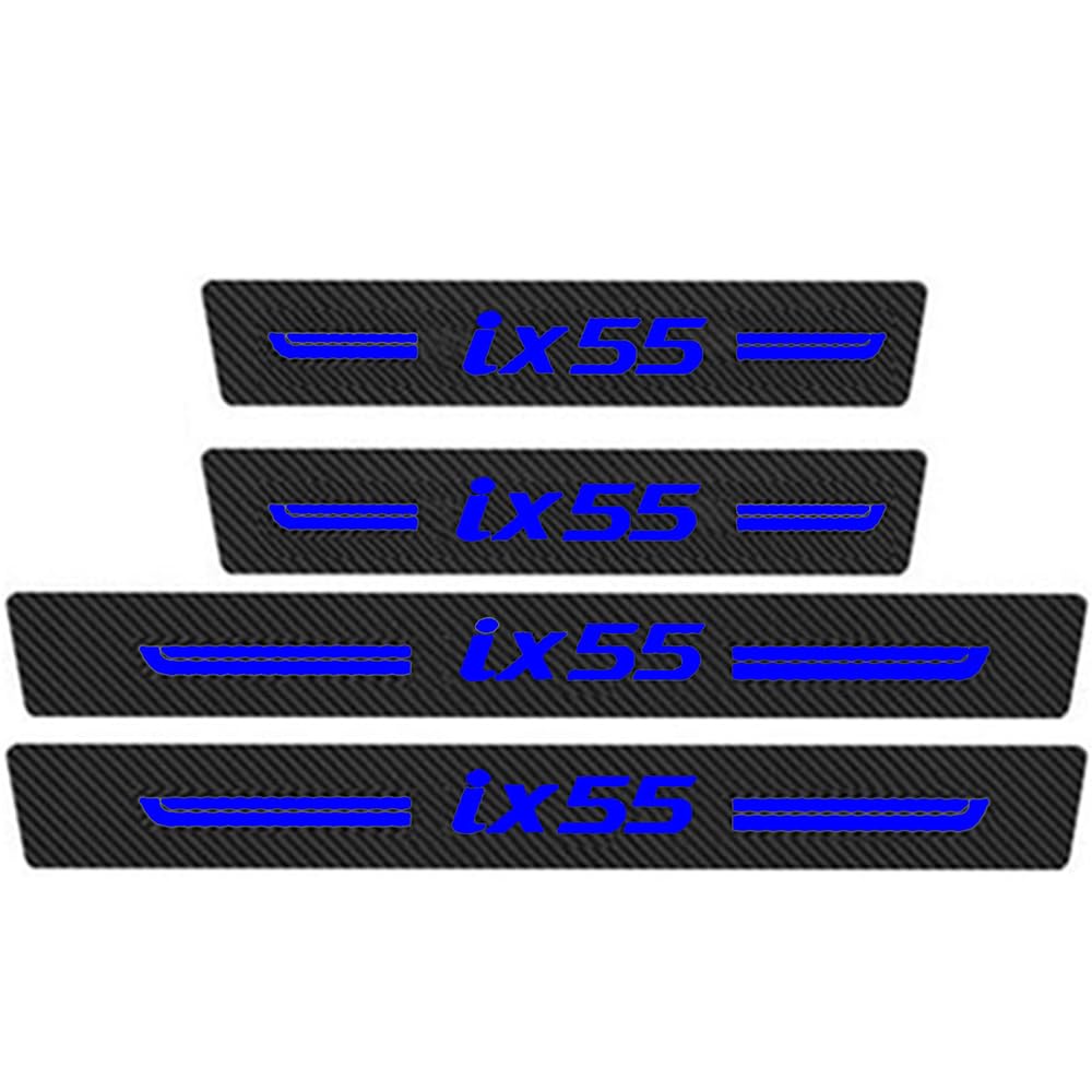 Sdyayfge B 4Pcs Kick Plates Car Door Sill Protector,For Hyundai Ix55