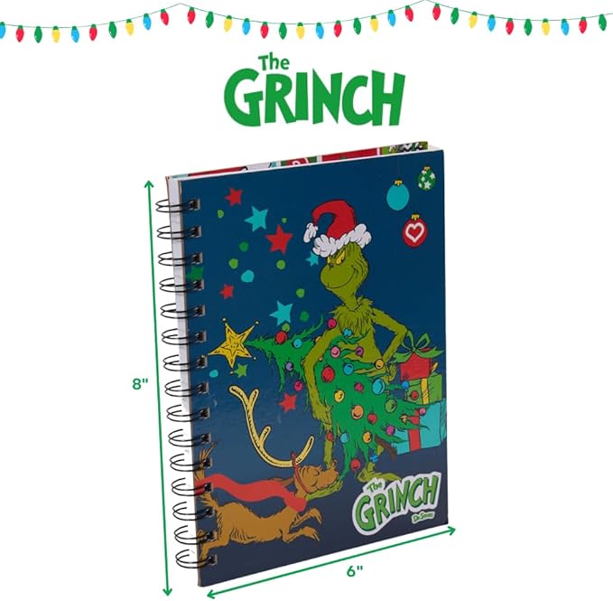 Innovative Designs Cuaderno The Grinch con Bolígrafos, 80 Páginas miniatura 2