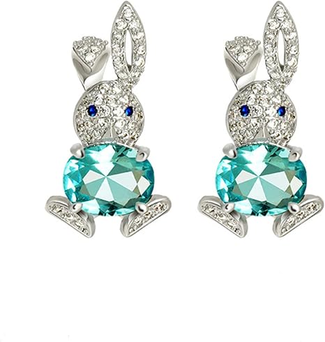 Orecchini Di Pasqua A Forma Di Coniglio Per Donna E Ragazza - Gioielli Pendenti Primaverili Con Simpatico Design - 2