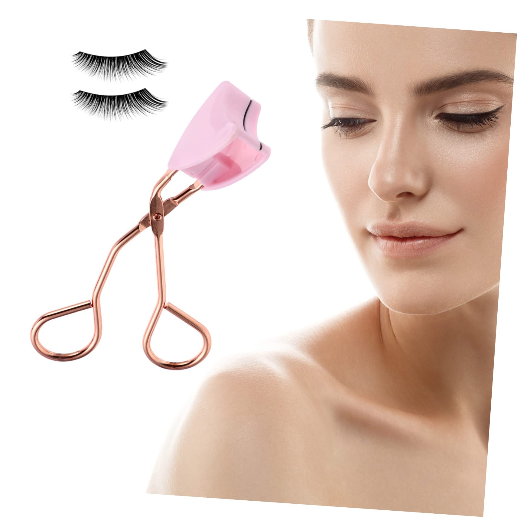 LIFKOME False Eyelash Curler Professional Makeup Tool Lightweight Portable Lash Kit for Women