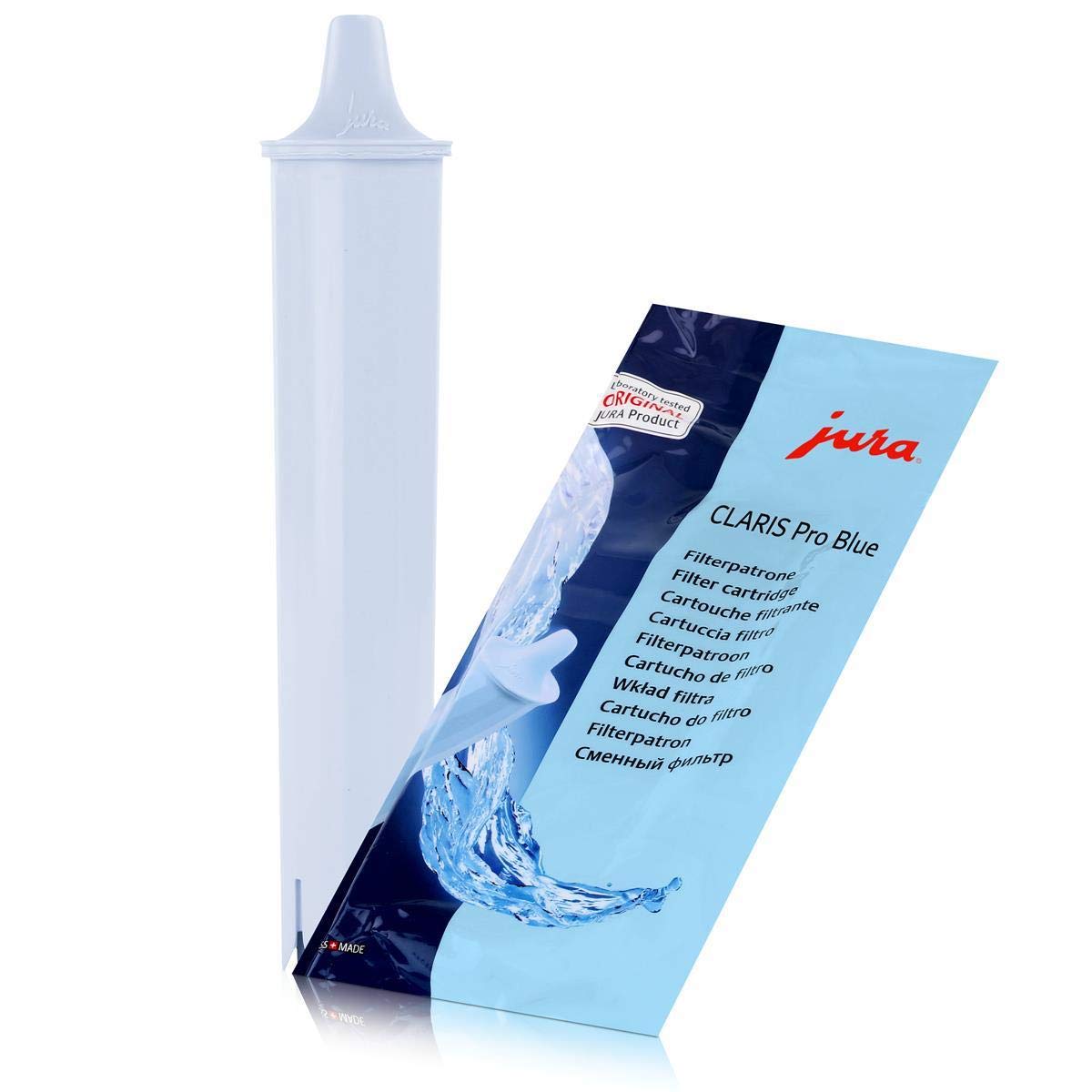 Jura Claris Pro Blue 71702 Cartouche de filtre à eau pour machine à eau professionnelle sans I.W.S. Lot de 2.
