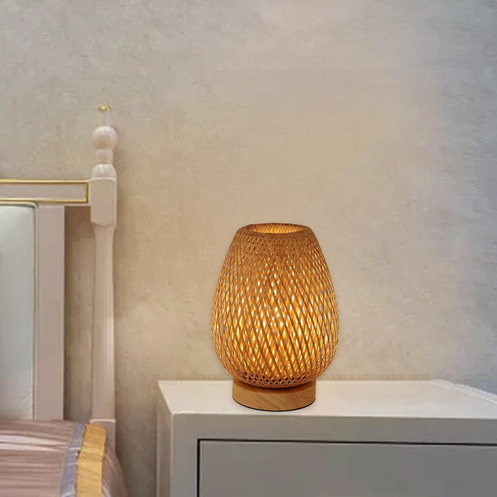 LOVIVER Lampenschirm aus Bambus im japanischen Stil liefert Dekoration  Stehlampe Moderne Tischlampe Laterne fr Fotografie Wohnzimmer Schlafzimmer  Restaurant : Amazon.de: Beleuchtung