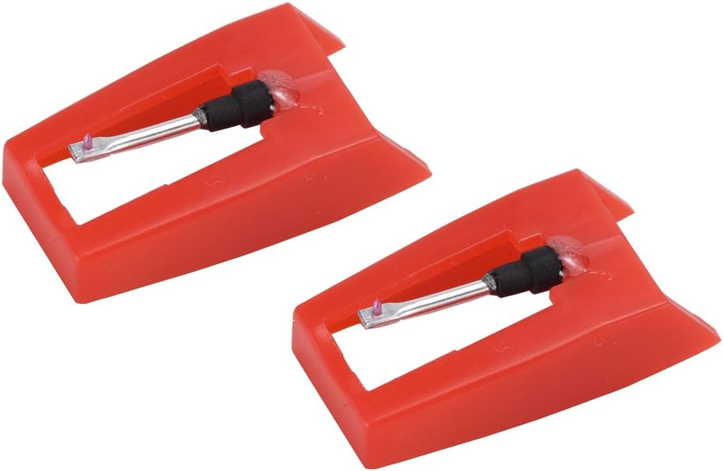 Pack of 2 Turntable Replacement needle with Ceramic Tip for ION iCT09RS Quick Play LP, Power Play LP, Quick Play Flash, Contour LP, Vertical Vinyl, Archive LP, Forever LP, Live LP, iLP, Max LP