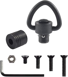 Quick Detach 1Inch swivels Mount QD Loop Adapter Kit with 4 Screws + 1 nut + 1 Wrench - JIALITTE