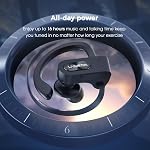Bluetooth Headphones, Deep Bass Running Headphones 16H+ Playtime, Sport Earbuds with Secure Earhooks, IPX7 Waterproof Earbuds with Mic, Sound Isolation Wireless Earphones for Workout, Gym