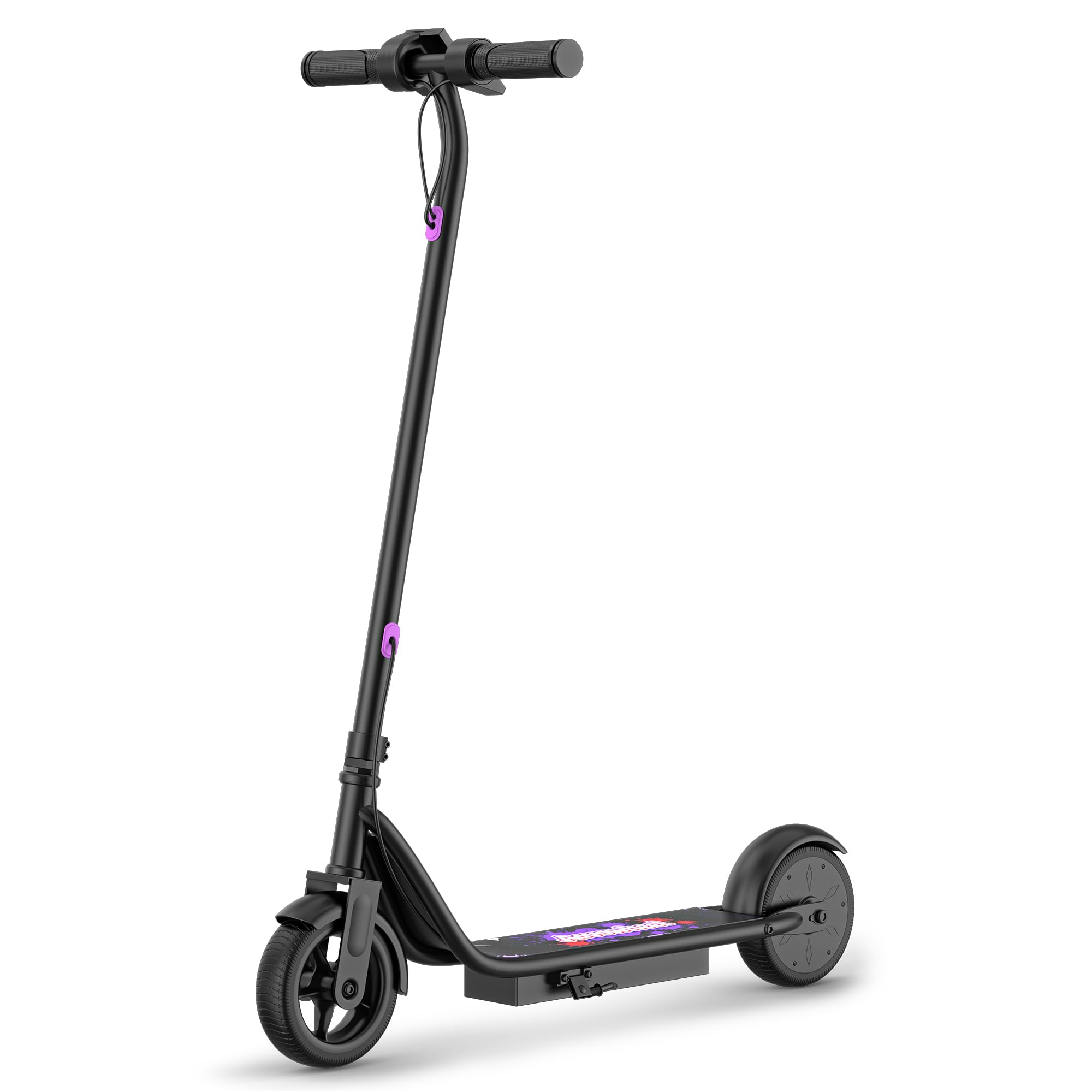 Electric Scooter Foldable 6 5 Solid Tires E Scooter 9 Mph 250W Motor Kick Scooters Max 10 Miles