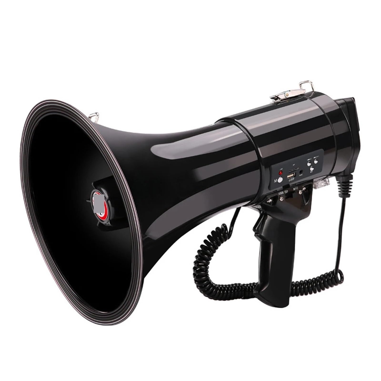 Amplificador de voz, Megáfono Portátil De 50W, Guardia De Seguridad Portátil, Altavoz TF USB, Guía De Viaje, Amplificador De Voz For Enseñanza De Voz