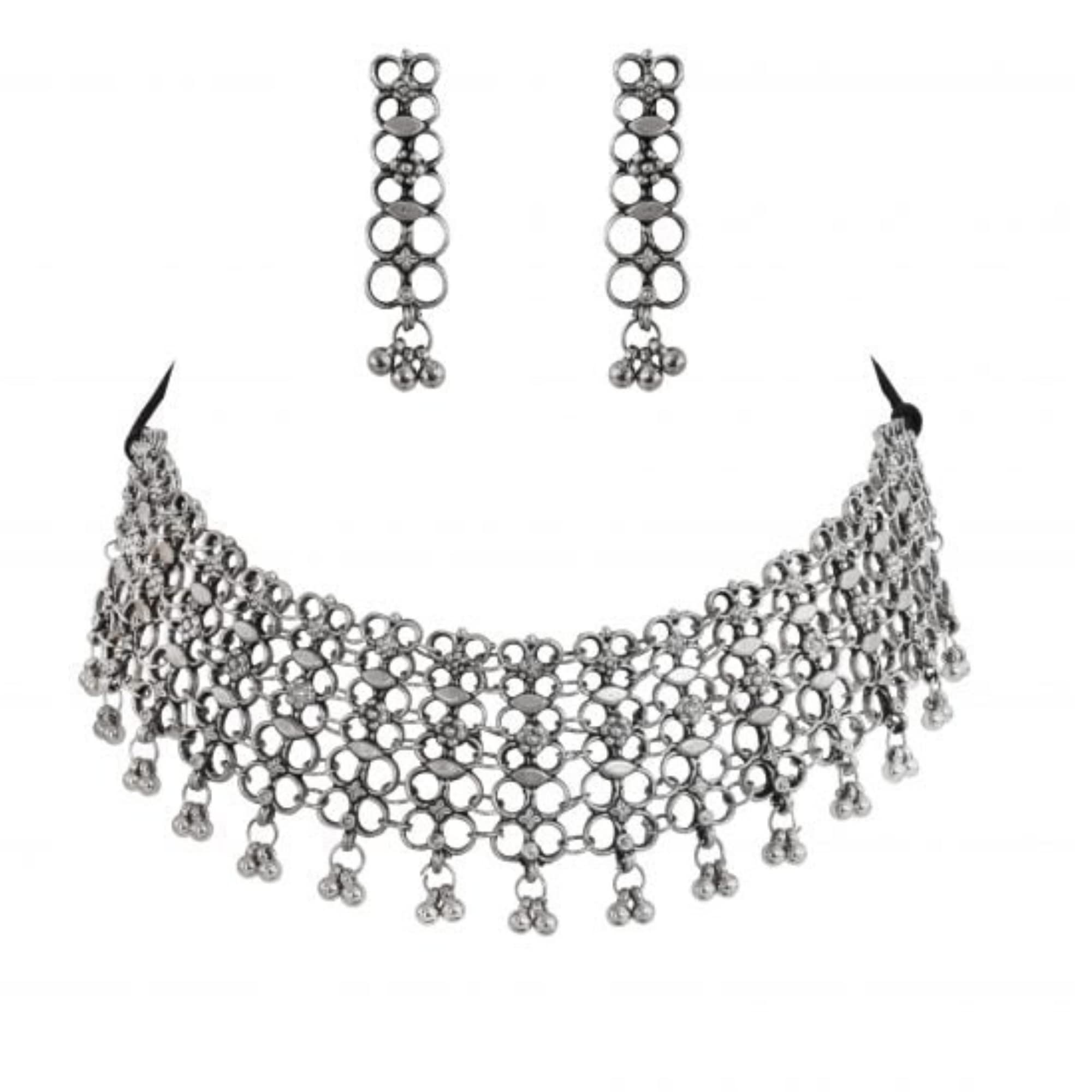 See full amazon price history chart for Dulcett India | Traditional Afghani Choker | Oxidised Silver Necklace| Afghani Jewellery |Tasselled Afghani Floral Choker With Earrings, Green and Blue stone Choker Dulcett India | Traditional Afghani Choker | Oxidised Silver Necklace| Afghani Jewellery |Tasselled Afghani Floral Choker With Earrings, Green and Blue stone Choker (B0C4Q89TLN) Amazon Price History, Amazon Price Tracker