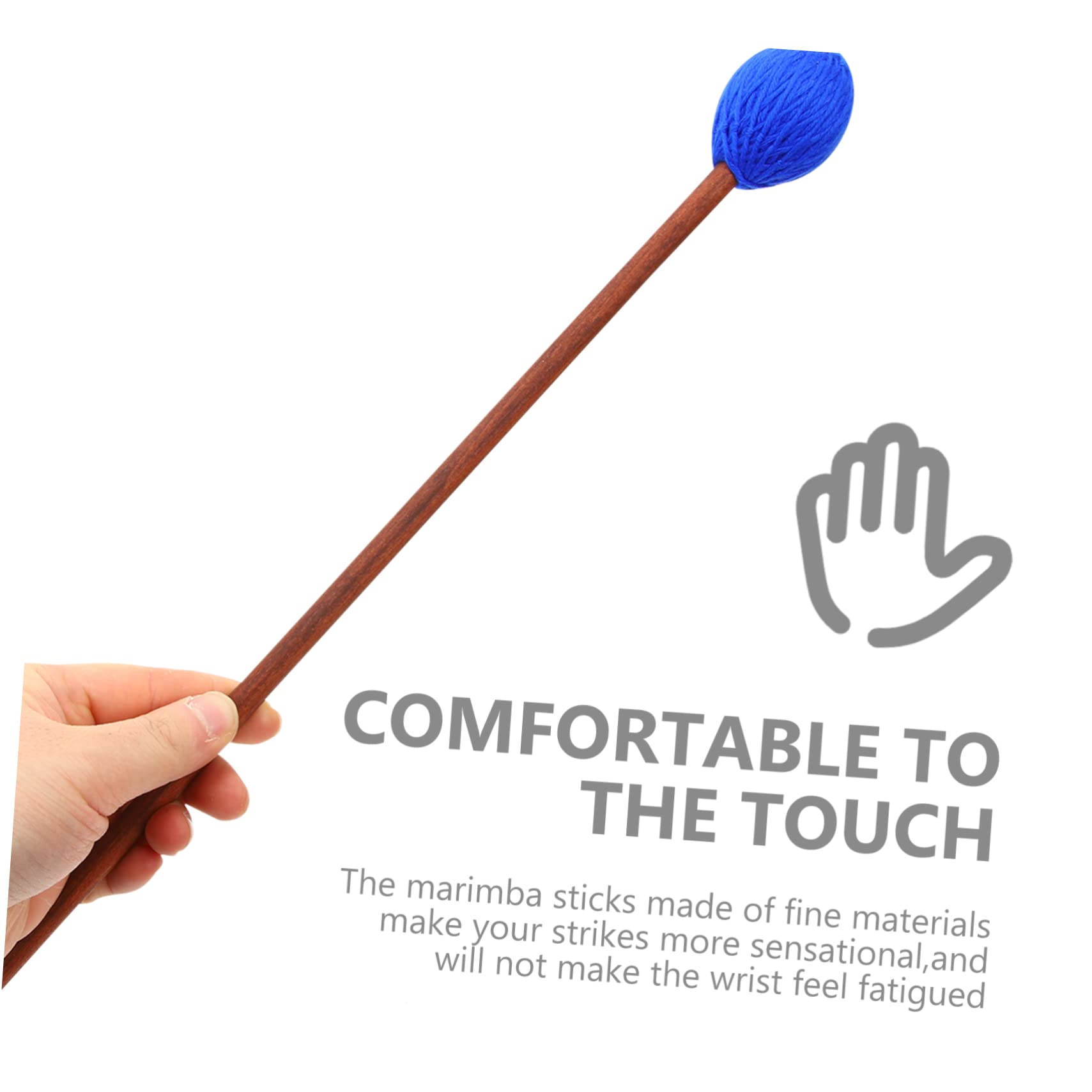 SHOWERORO 6stücke Marimba Mallets Aus Hochwertige Schlaginstrumente Mit Mittelhartem Filzkopf Für Zungentrommel Und Percussion Für Anfänger Und Profis Farbe Zufällig