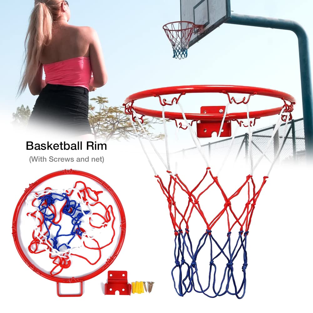 Aros de Baloncesto de Interior - aro de Baloncesto para Interiores de 12,6 Pulgadas - aro de Baloncesto, Tablero Trasero, Juego de Entrenamiento Deportivo, Regalo de cumpleaños