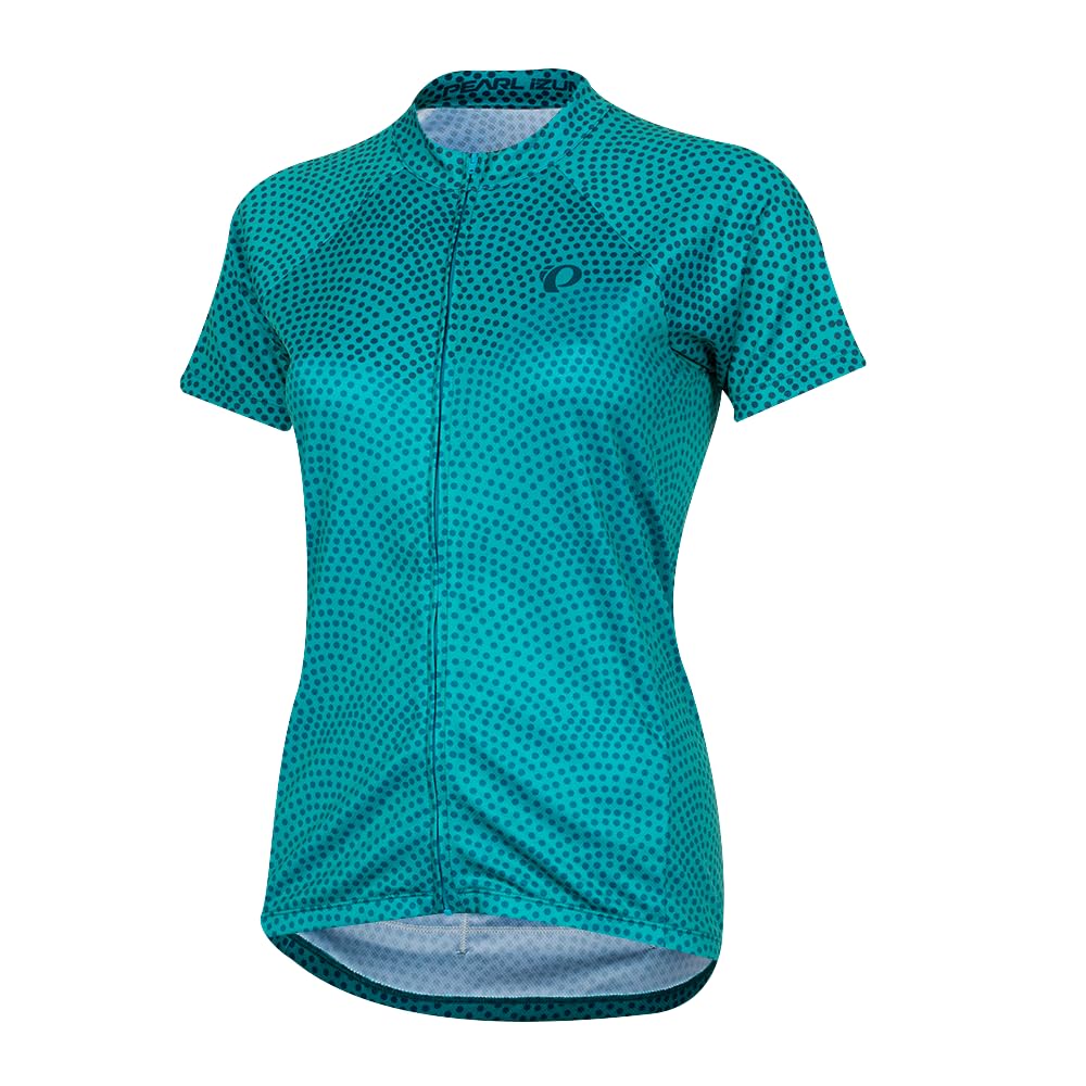 PEARL IZUMI W Select Escape Short Sleeve Graphic Jersey, Breeze/Teal Kimono, X-Small