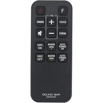 ALLIMITY AKB74815301 Replacement Remote Control for LG Sound Bar LAS453