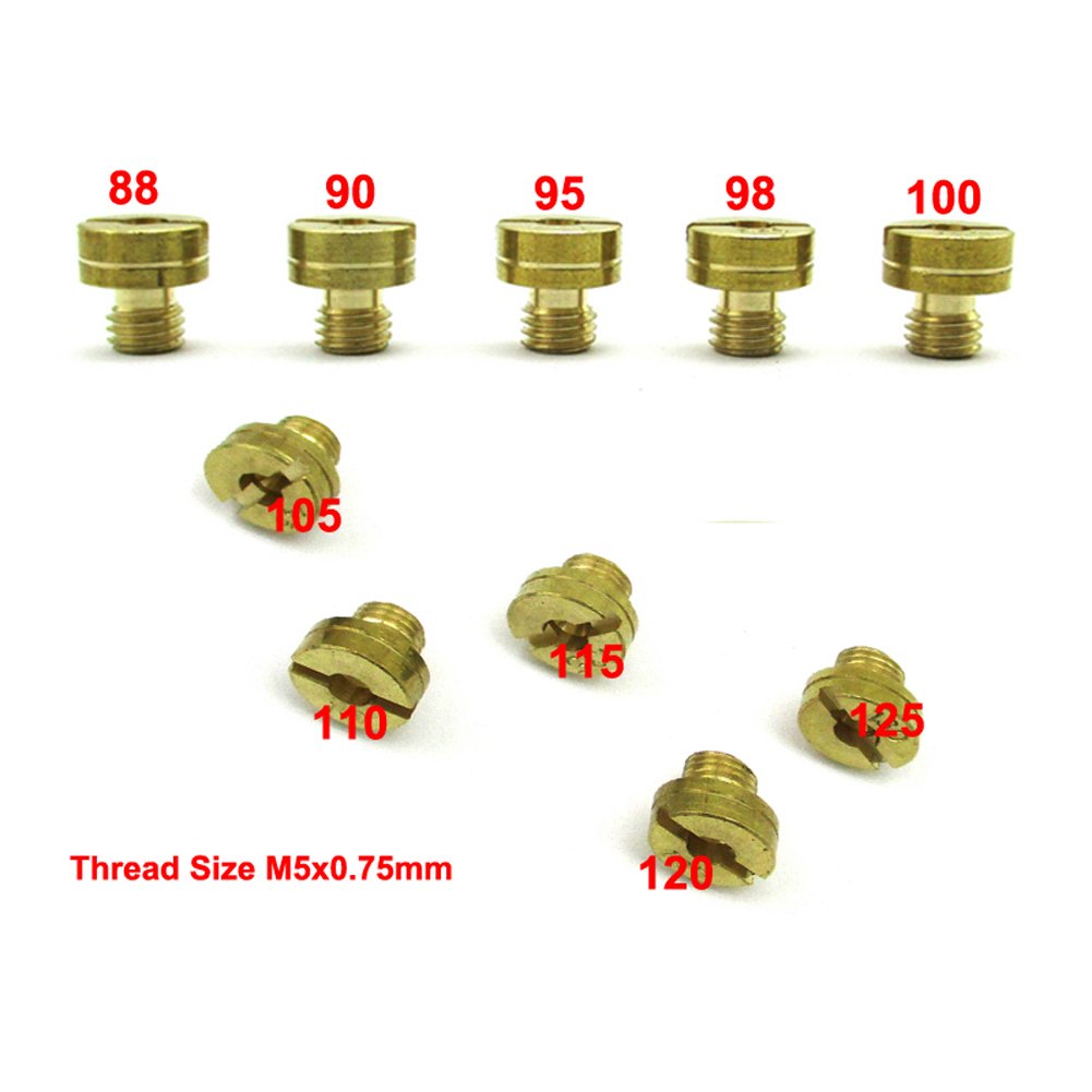 TC-Motor M5 x 0.75mm Carburetor Carb Jet For Mikuni N100/604 VM22