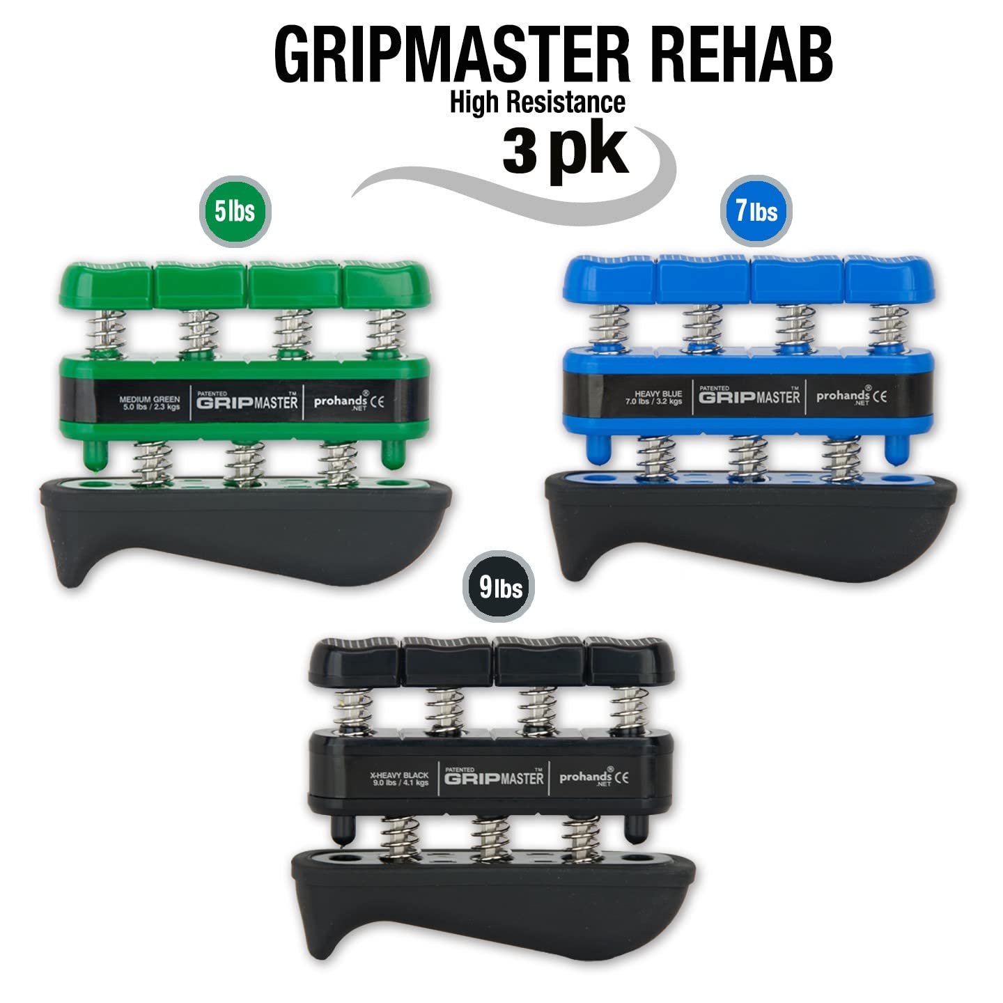 prohands by Gripmaster medical - Aparato entrenador de dedos