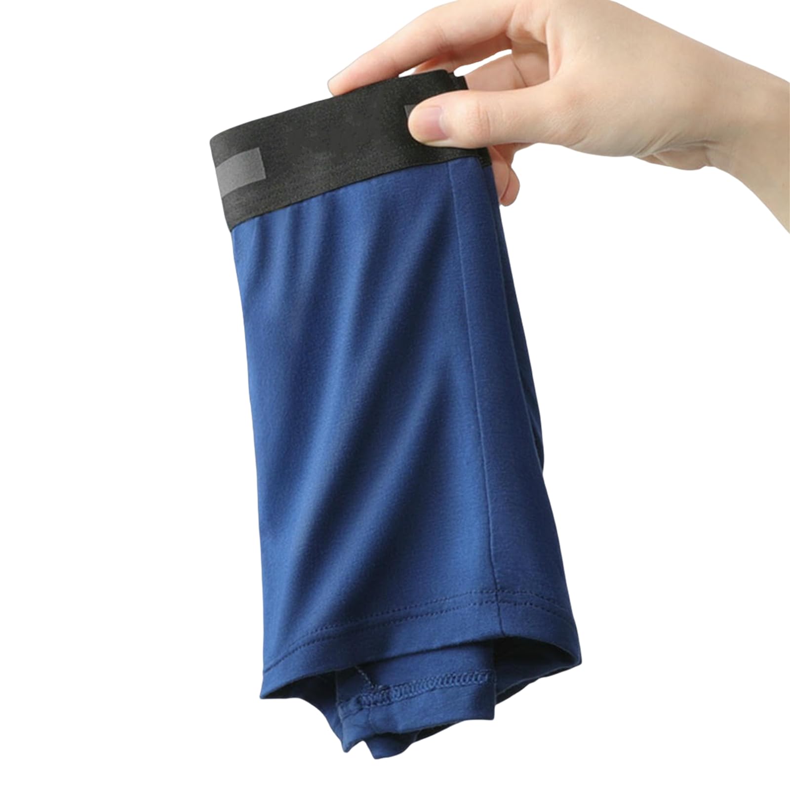 Bokserki męskie Ice Silk Bielizna - Bokserki dwuwarstwowe, wewnątrz kroku, oddychające i wygodne bokserki, 4 sztuki, zielone, XL