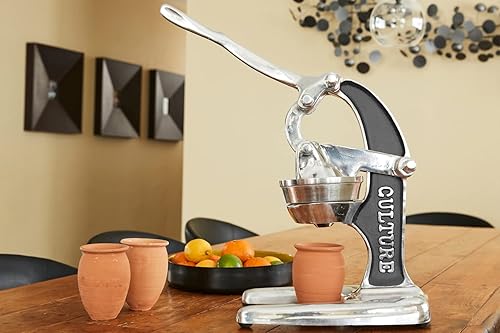 Miniatura 8 de Verve CULTURE - Exprimidor manual de aluminio fundido artesanal de grado profesional para naranja, pomelo y frutas cítricas grandes, bebidas