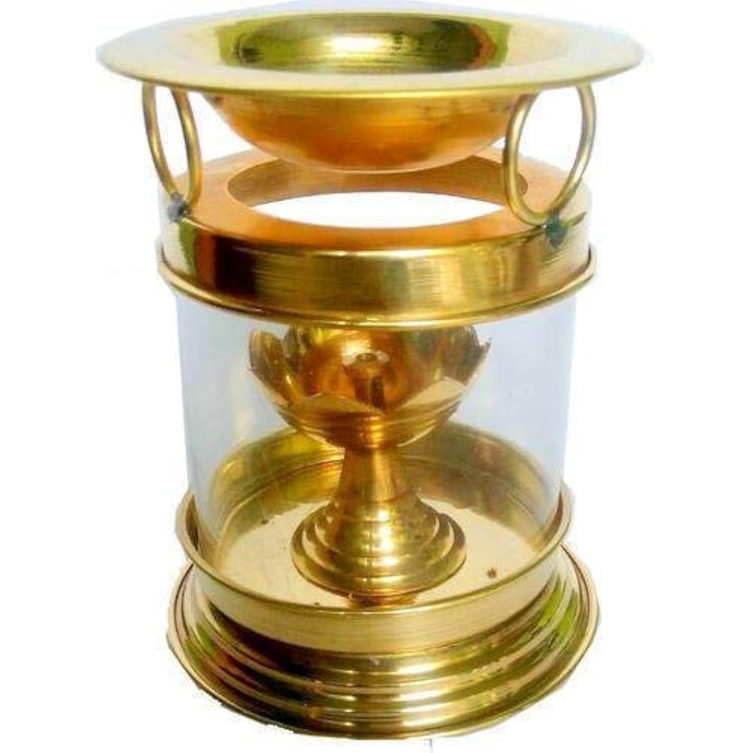 Collectible India Brass Camphor Diffiuser - Diya Oil Lamp for Home - Aroma Diffuser (B075WWKWPT) Amazon Price History, Amazon Price Tracker